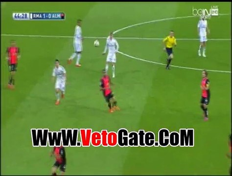 رودريغيز يتقدم بالهدف الاول ريال مدريد فى ألميريا