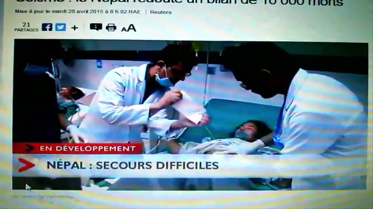 #16 - Séisme au Népal, Urgent