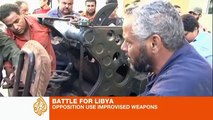 Libya rebels make weapons from scraps