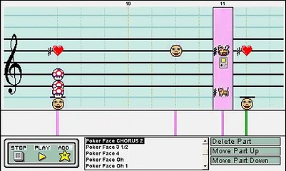 Poker Face - Lady Gaga - Mario Paint Composer