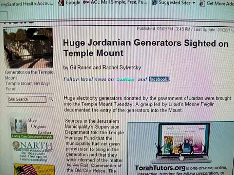 UFO over Jerusalem - PROJECT BLUEBEAM - High Tech Deception (1/2)