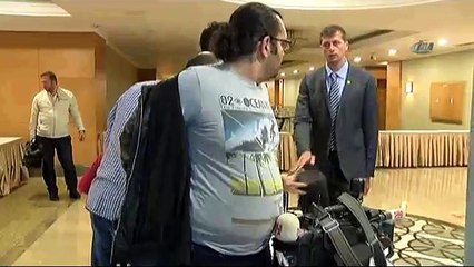 İsrail resepsiyonuna gazetecilerden tepki