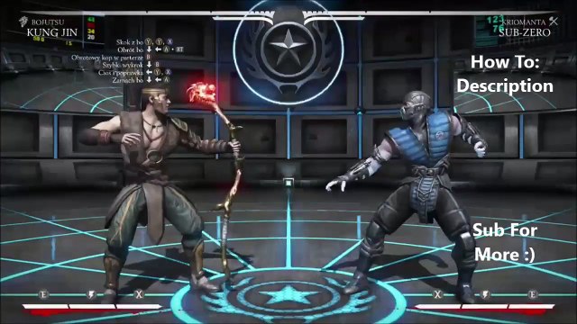 Mortal Kombat X Kung Jin (Bojutsu) 14 HIT COMBO (42%) - Tutorial!