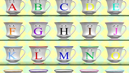 Alphabet Teapot & Teacups - Learn ABC's