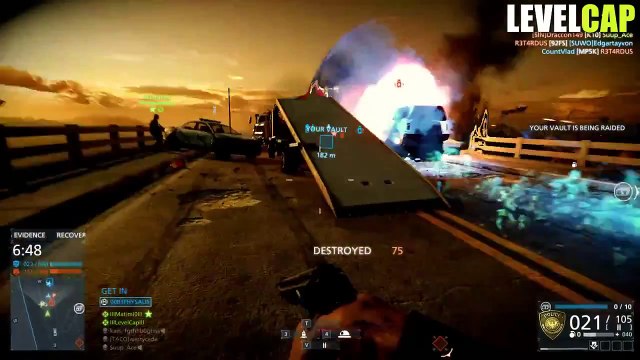 LevelCapGaming SWAT Sniper Team Double Vision Battlefield Hardline Bolt Action Gameplay