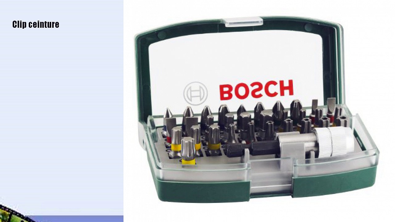 Bosch Boîtier d'embouts de vissage courts avec code