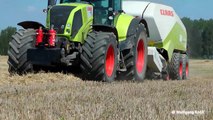 Claas Axion 840 mit Claas Quadrant 3200 RC