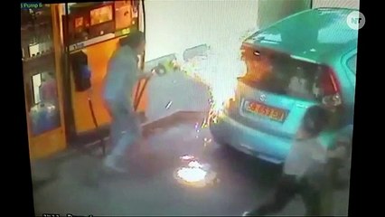 Woman Lights Car On Fire Because A Dude Won't Give Her A Cigarette