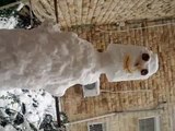 בובת שלג ירושלים The Snowman    Snowman snow  man Jerusalem  2014