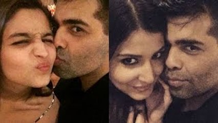 Karan Johar Party Selfies With Alia Bhatt, Anushka Sharma, Shweta Bachchan - The Bollywood