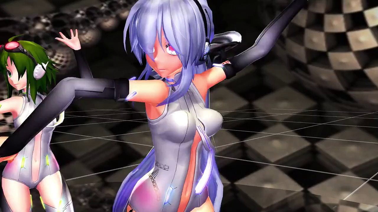 [MMD] Kiss me Aishiteru featuring Tda Haku and Gumi Append