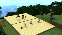 Monster School (Preschool) - Dodgeblock! - Minecraft Animation