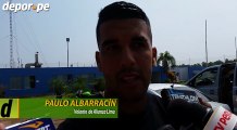 Alianza Lima: Paulo Albarracín le envió un mensaje a los hinchas de Universitario de Deportes