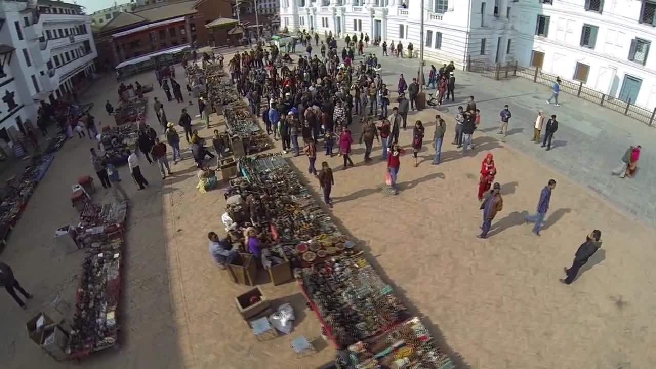 Kathmandu By Drone Before and After the Devasta...
