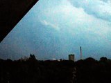 Unwetter Gewitter Blitze über Bochum in Zeitlupe