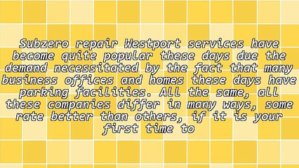 Things That Make A Subzero Repair Westport Professional To Stand Out