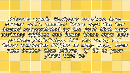 Things That Make A Subzero Repair Westport Professional To Stand Out