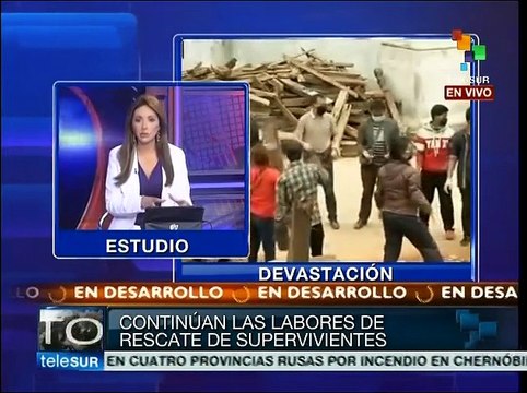 Falta de agua y alimentos genera desesperación entre nepalíes