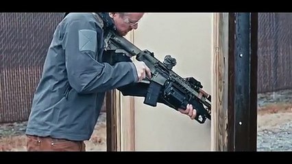 Breaching Doors With A Revolver Shotgun AR15 Attachment