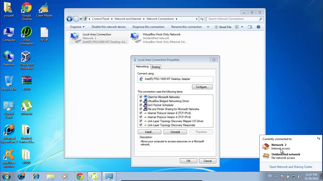 دورة إختراق الأجهزة  / يوسف هشام / الدراس الثاني تثبيت اي بي الجهاز
