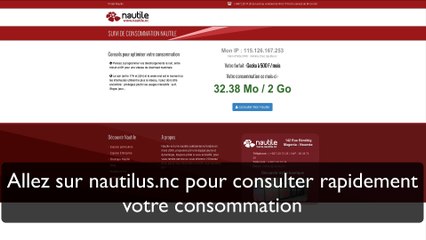 Comment vérifier ma consommation internet ?
