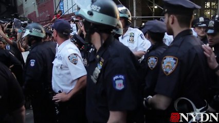Protestors Clash With NYPD As New Yorkers Support Baltimore Activists