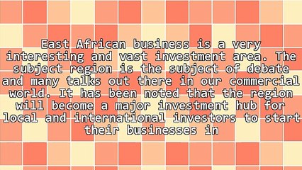 The Best Places To Find East African Business