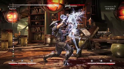 Mortal Kombat X Raiden 50% combo