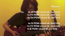 Guitar Tabs Lesson 4: Danko Jones - Lovercall (Full song, with tabs!)