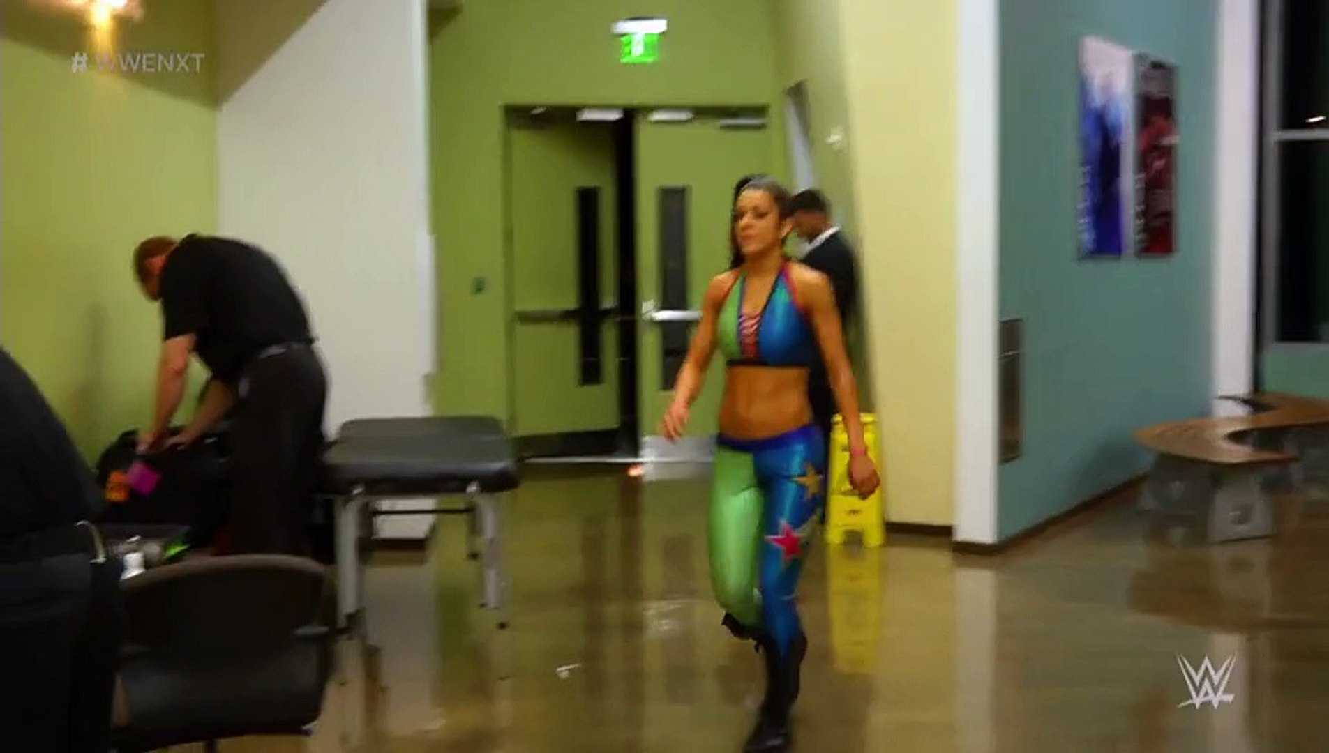 Bayley Backstage Segment