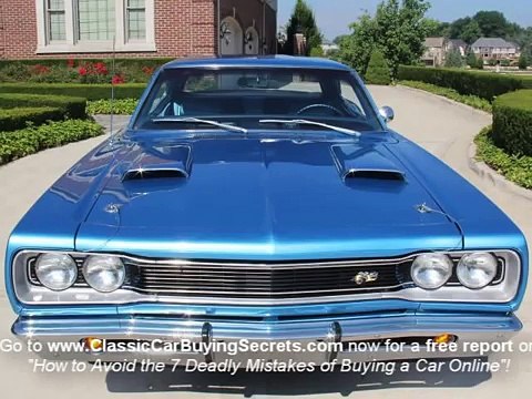 1969 Dodge Super Bee Classic Muscle Car for Sale in MI Vanguard Motor Sales