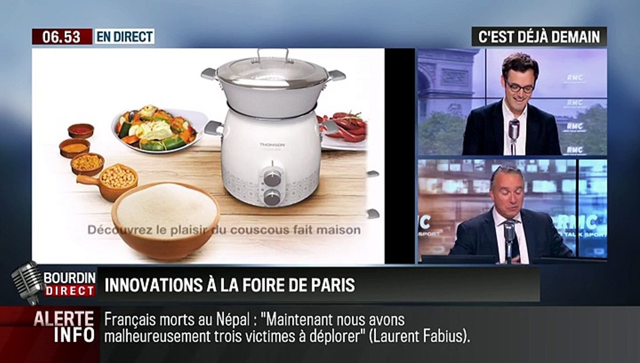 La chronique de Frédéric Simottel: Foire de Paris 2015 : les innovations de demain - 30/04