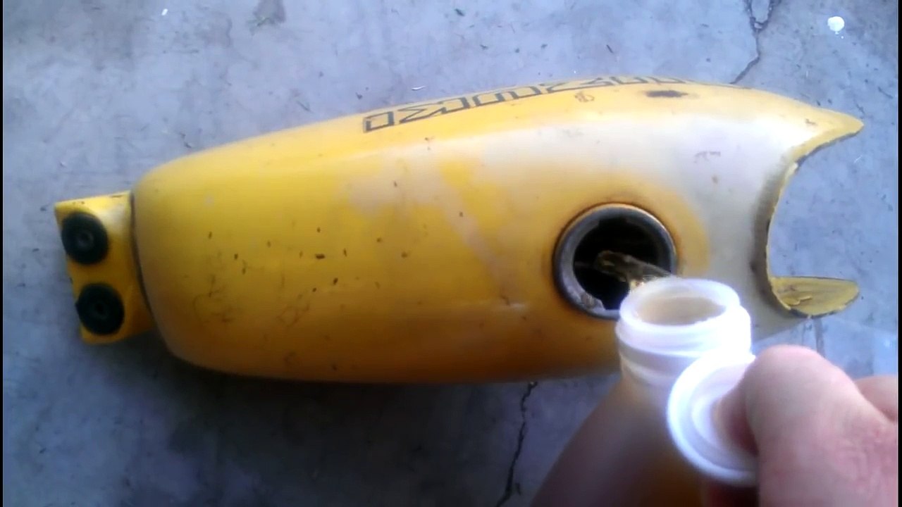 Gas Tank Rust Removal CIDER VINEGAR WORKS! video Dailymotion