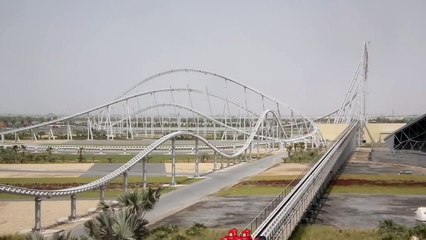 Formula Rossa - The world's fastest roller coaster @ Ferrari World in Abu Dhabi