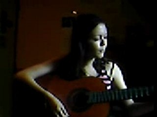 jessica a la guitare (ses débuts)