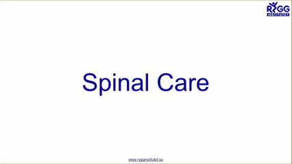 Spine care