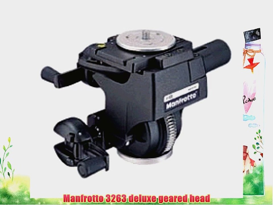 Manfrotto 3263 deluxe geared head