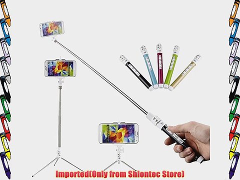 F.Dorla Extendable Wireless Bluetooth Monopod Selfie Stick Self Portrait Video Built-in Remote