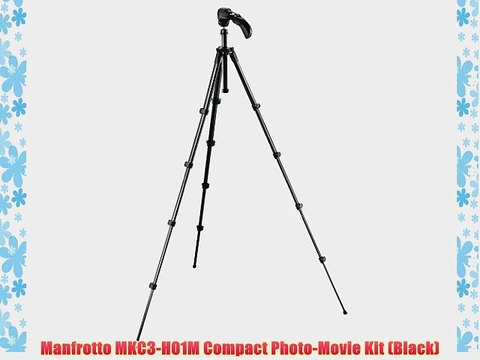 Manfrotto MKC3-H01M Compact Photo-Movie Kit (Black)