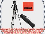 Lightweight 57-inch Professional Camera Tripod For Canon Digital EOS Rebel SL1 T1i T2i T3 T3i
