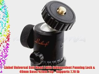 Linhof Universal Ball Head I with Independent Panning Lock