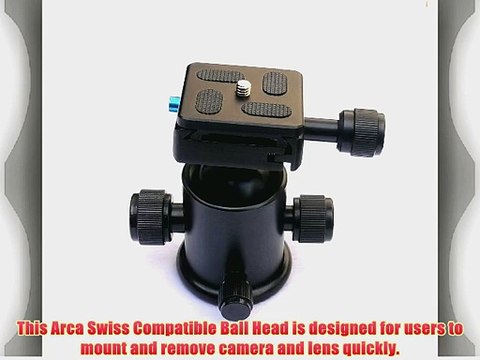 EzFoto Arca Swiss Type Compatible Ball Head with Quick Release Plate
