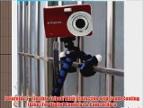 Polaroid 12 Flexible Tripod With Protective Grip-Foam Coating (Blue) For Digital Cameras