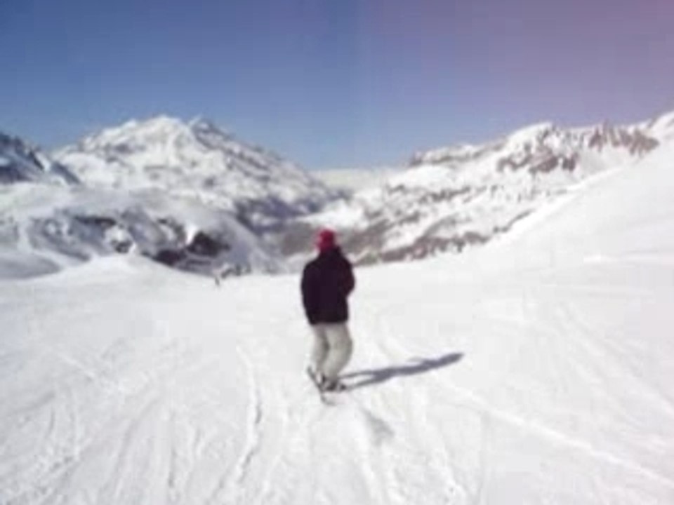 Cagoule Man en snowboard @ Tignes - Ep 2