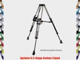 Miller Sprinter II Carbon Fiber 2-Stage Tripod Legs with 100mm Bowl Max. Height 60.2 Supports