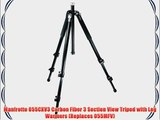 Manfrotto 055CXV3 Carbon Fiber 3 Section View Tripod with Leg Warmers (Replaces 055MFV)
