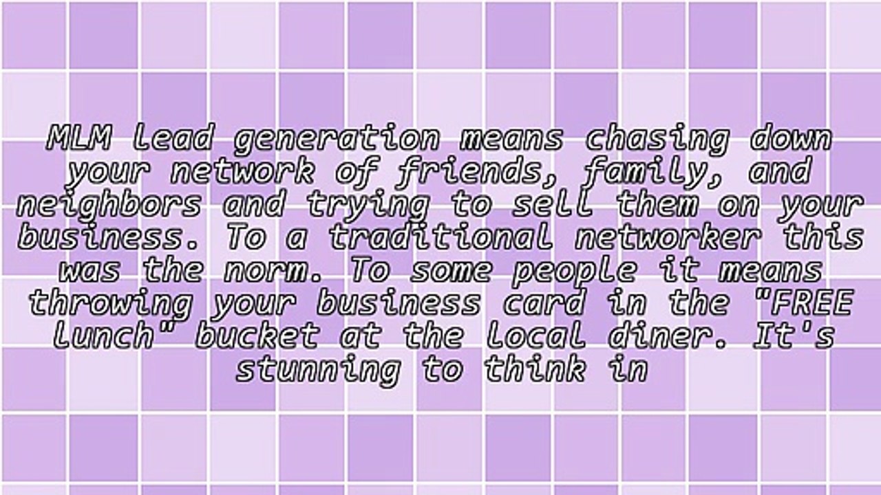 Network Marketing Lead Generation Secrets And Techniques