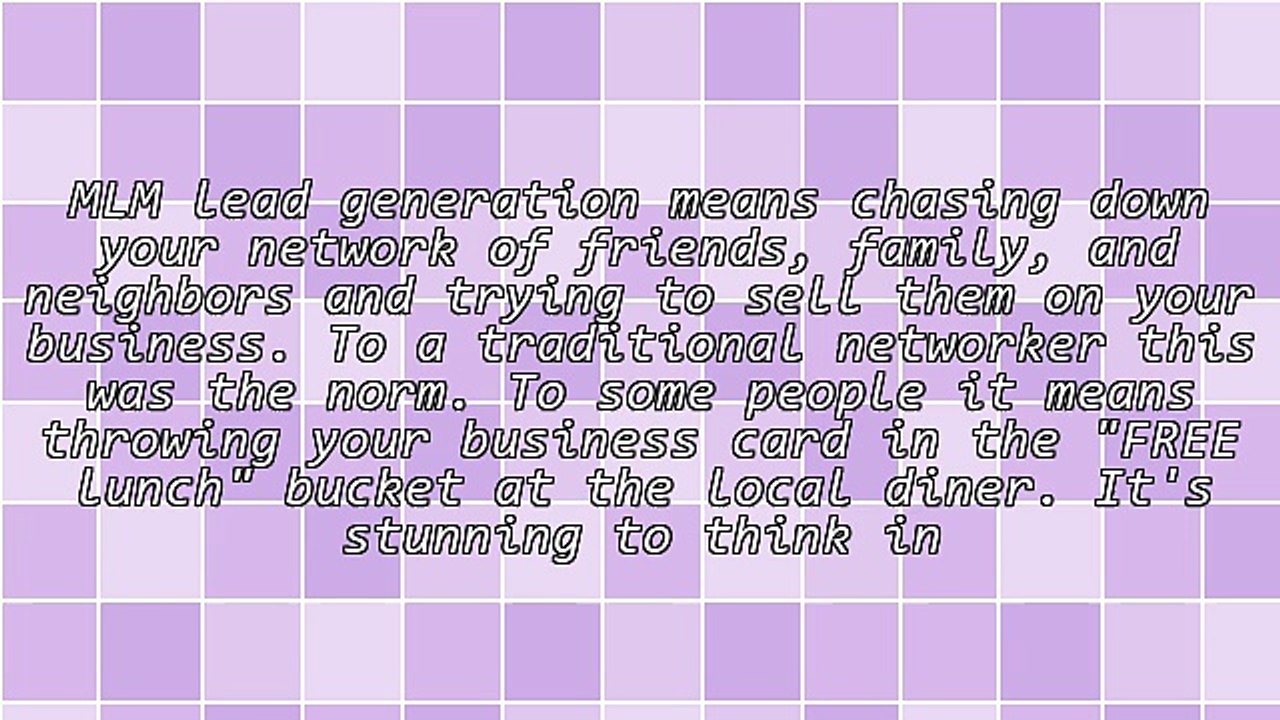 Network Marketing Lead Generation Secrets And Techniques