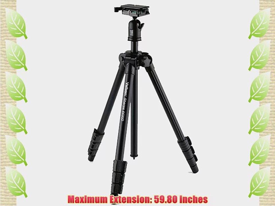 Velbon Sherpa 4430D 60 inch Aluminum Tripod