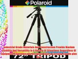 Polaroid 72 Photo / Video ProPod Tripod Includes Deluxe Tripod Carrying Case   Additional Quick